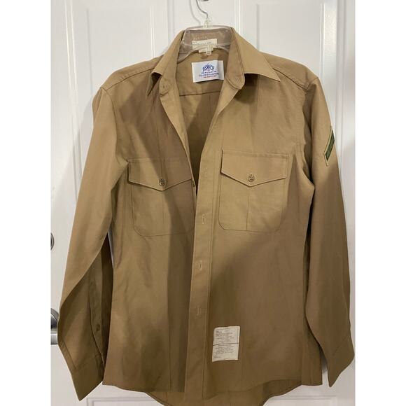 DSCP Valor Collection USMC LCPL Mens Dress Long Sleeve Shirt Size 15 1/2x34 - Picture 1 of 6